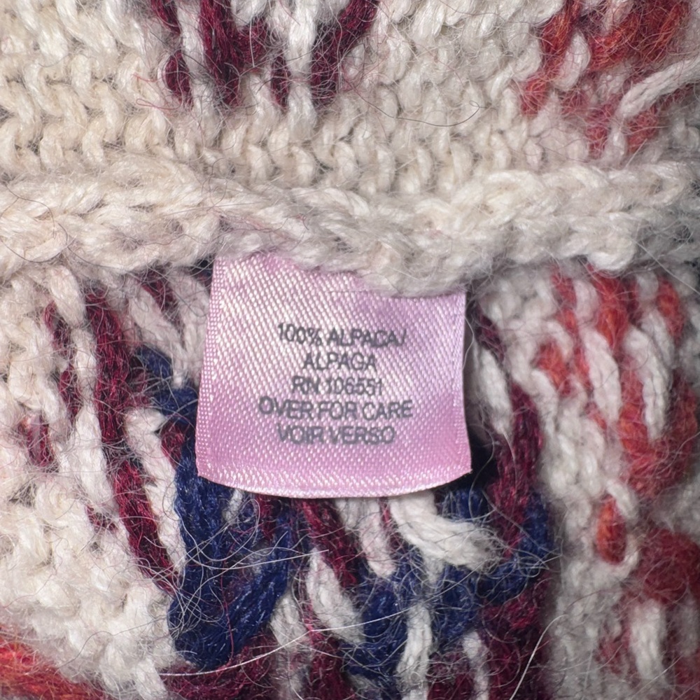 Calypso St. Barth 100% Alpaca Knit Cardigan - Picture 5 of 5
